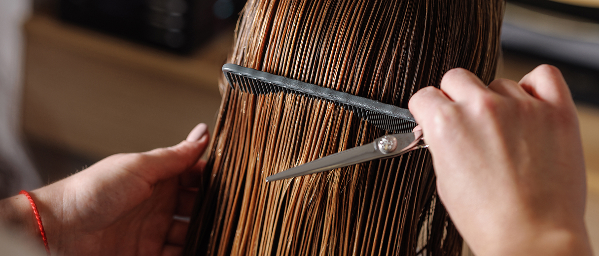 Женская прическа каскад